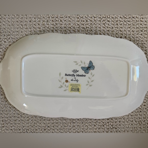 Lenox Butterfly Meadow Sandwich Tray - Picture 2 of 3